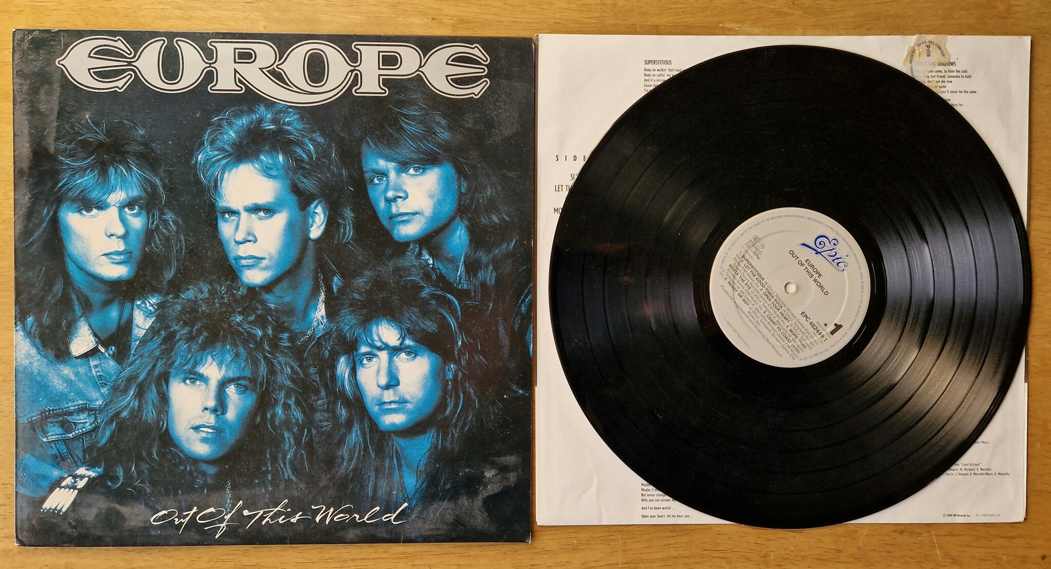 Europe, Out of this world. Vinyl LP