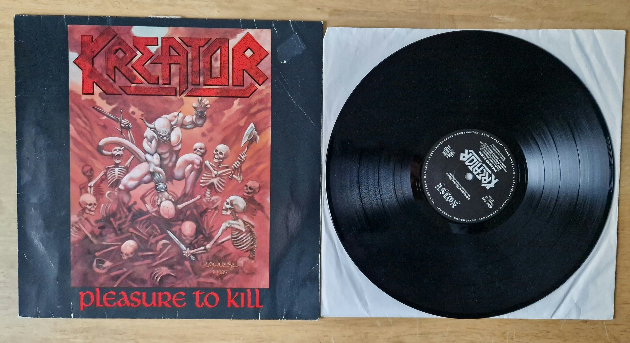 Kreator, Pleasuren to kill. Vinyl LP