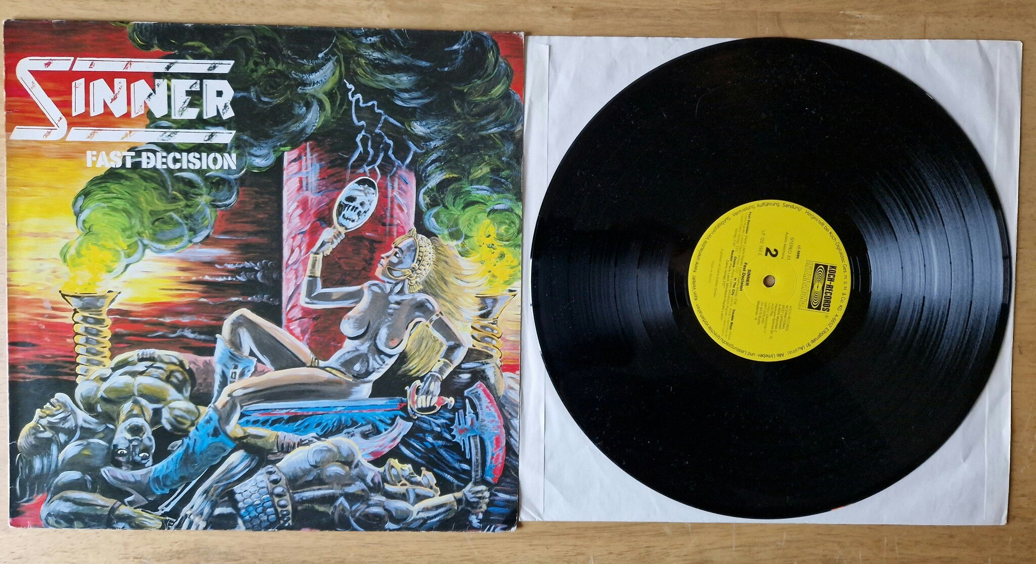 Sinner, Fast decision. Vinyl LP