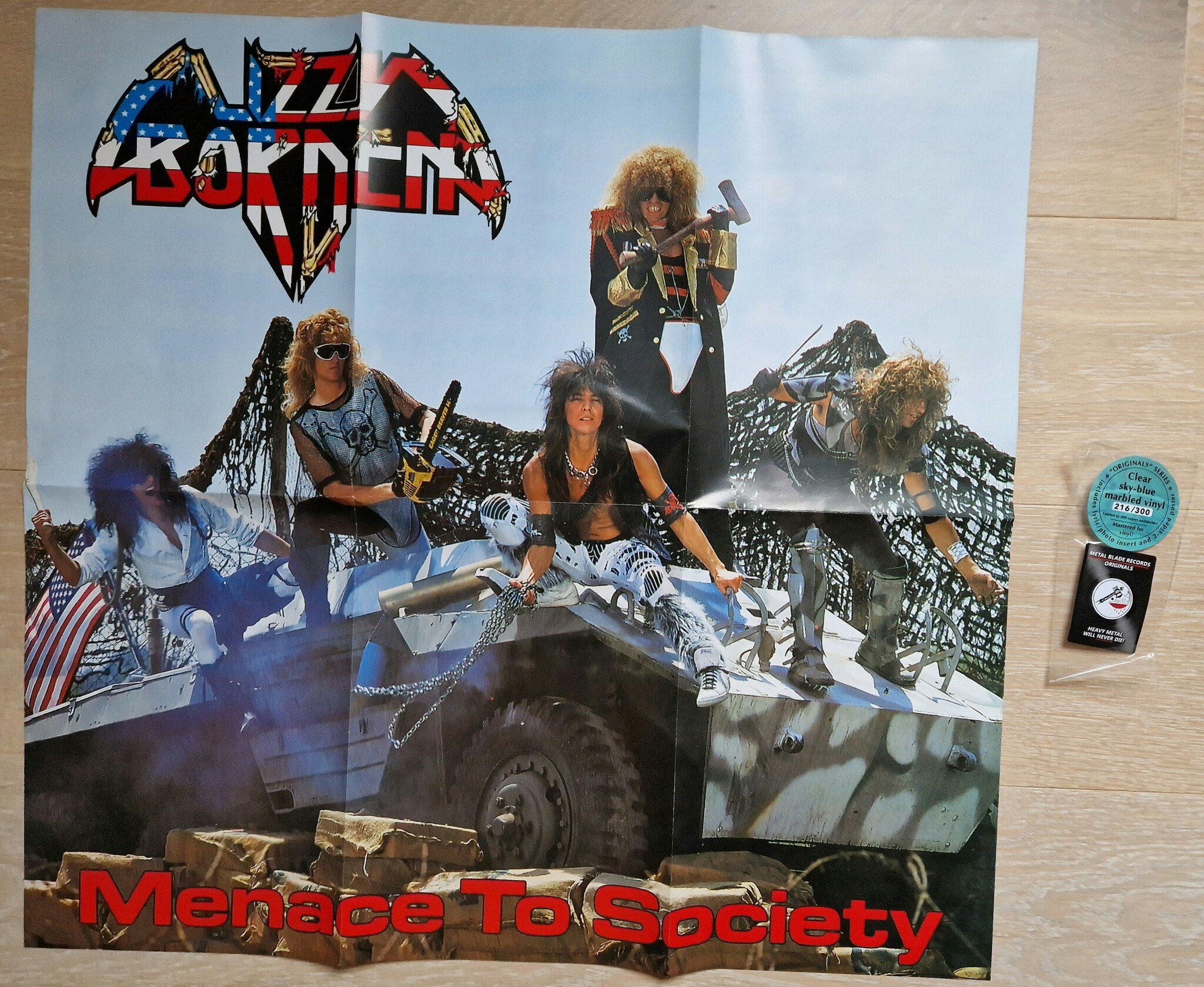 Lizzy Borden, Menace to society. Vinyl LP