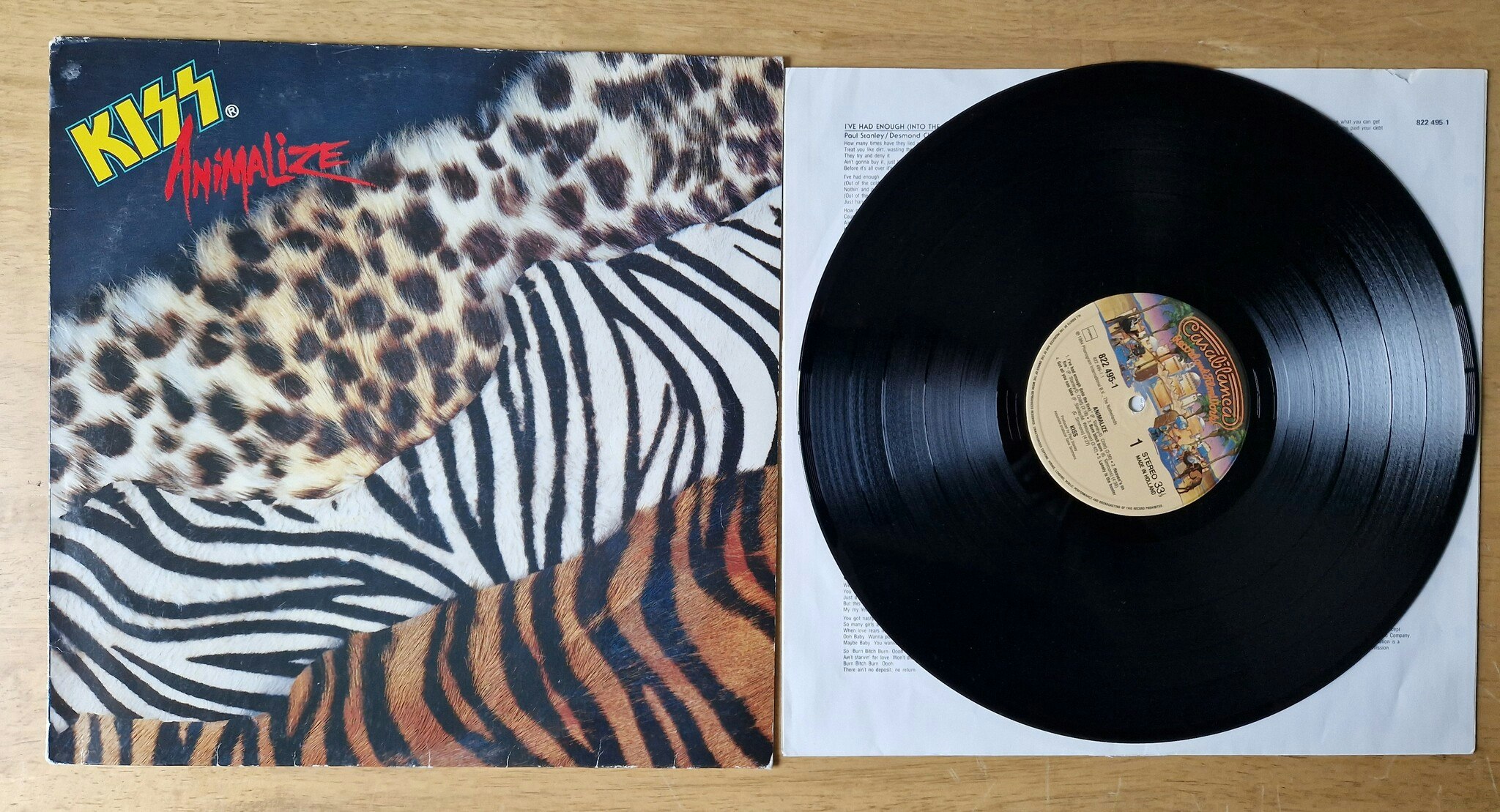 Kiss, Animalize. Vinyl LP