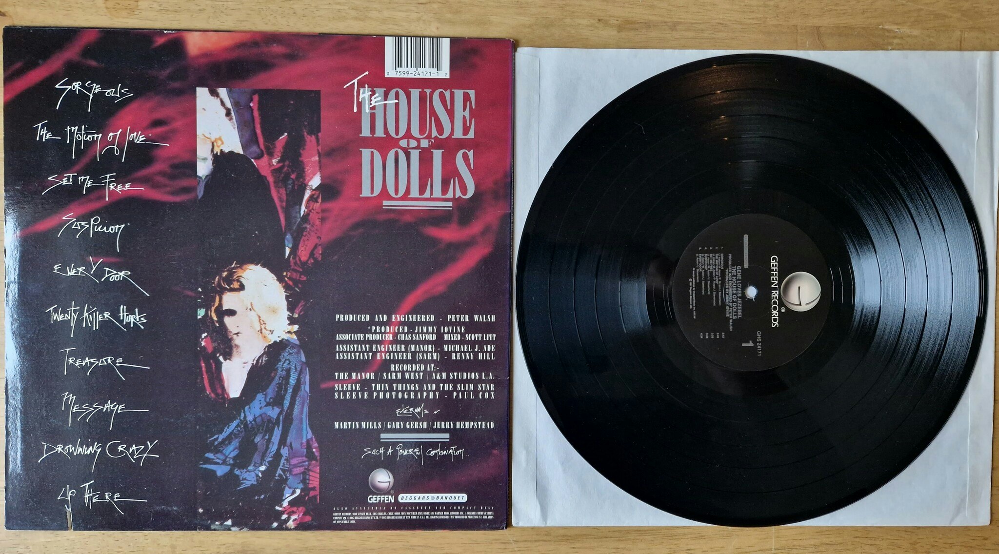 Gene loves Jezebel, The House of Dolls. Vinyl LP