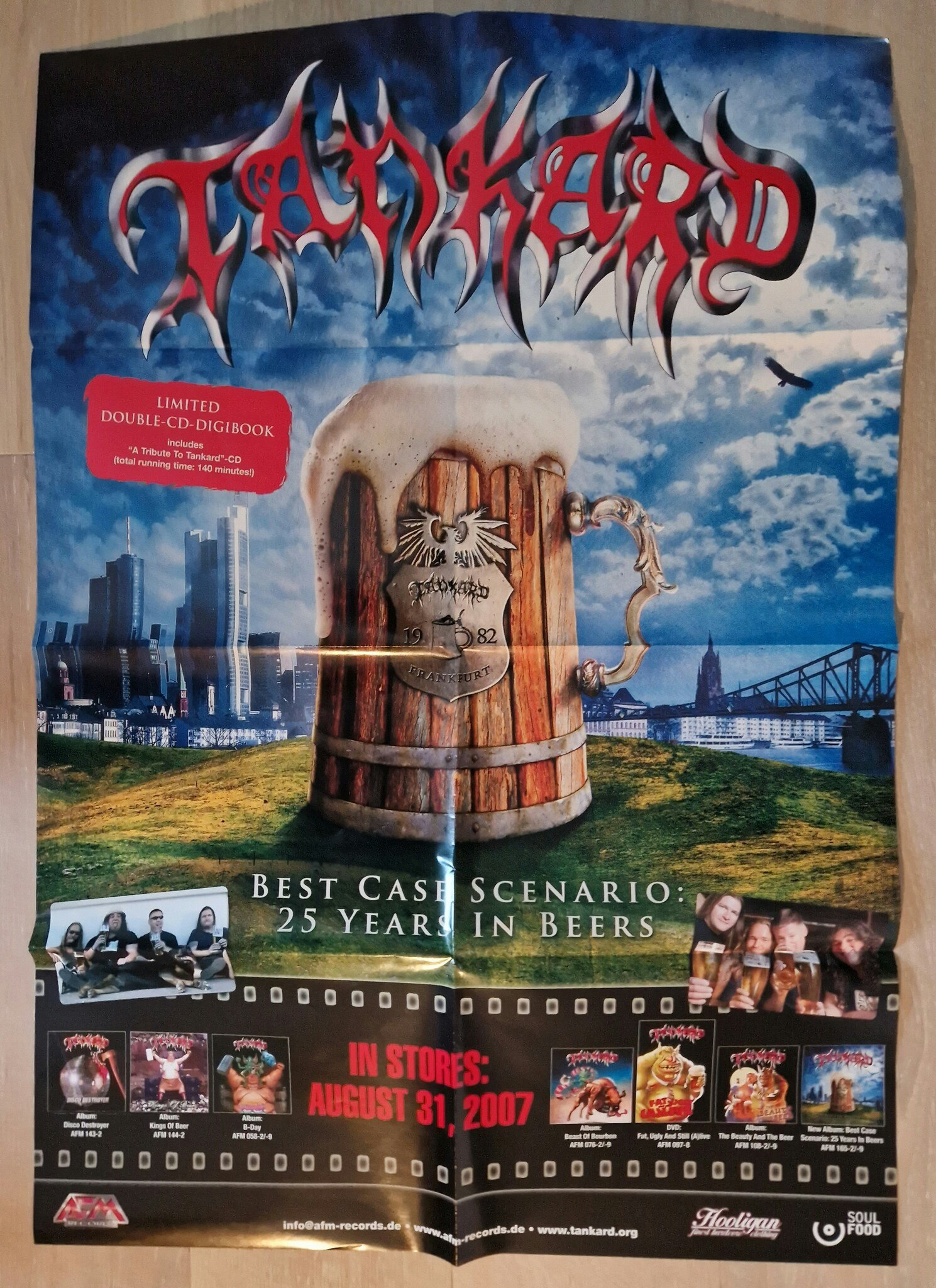 Tankard, Best case scenario: 25 Years in beers. Vinyl 4LP Box
