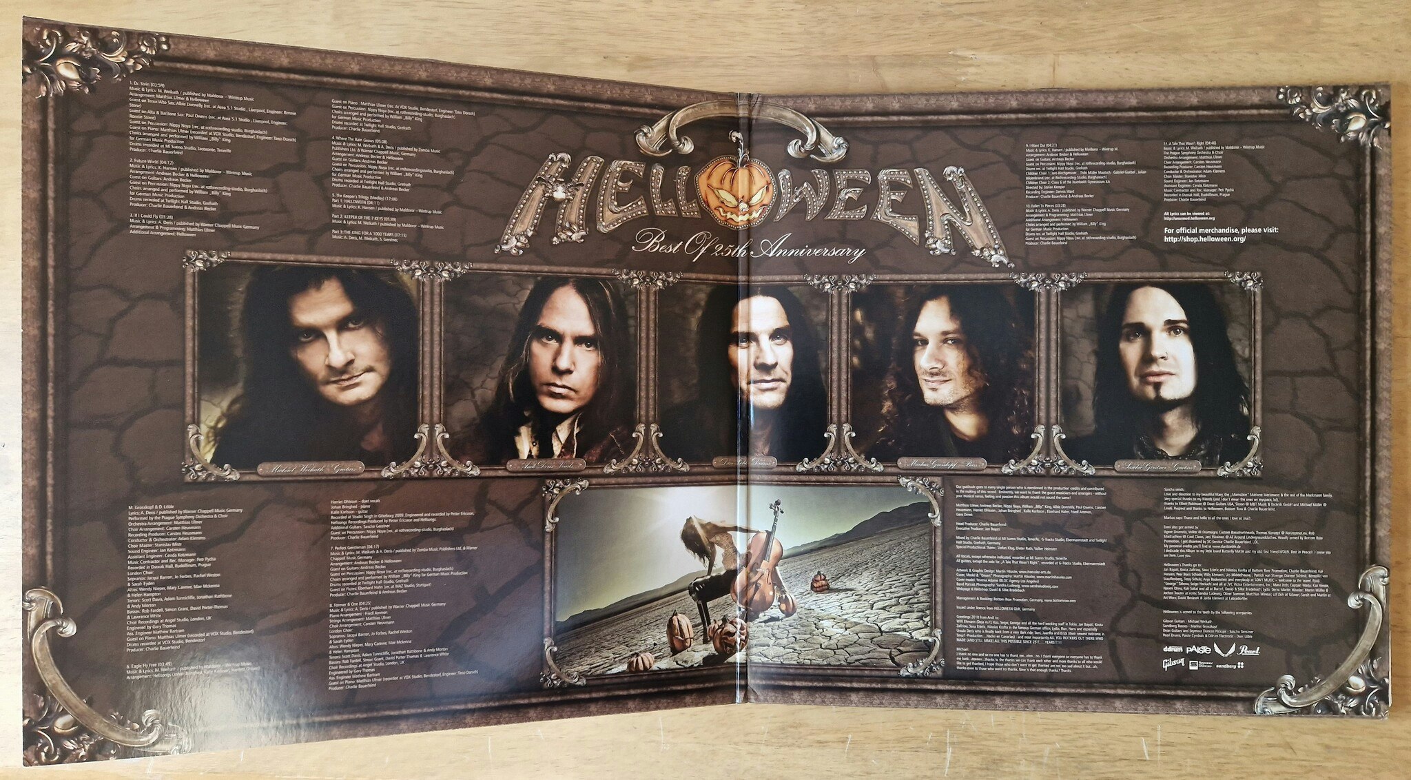 Helloween, Unarmed (Best of 25th anniversary). Vinyl 2LP