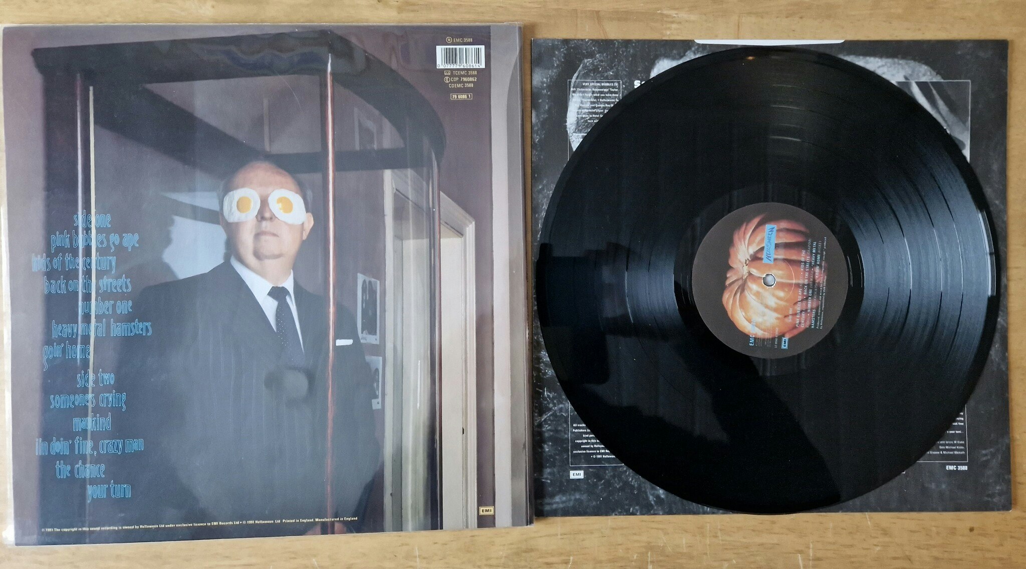 Helloween, Pink bubbles go ape. Vinyl LP