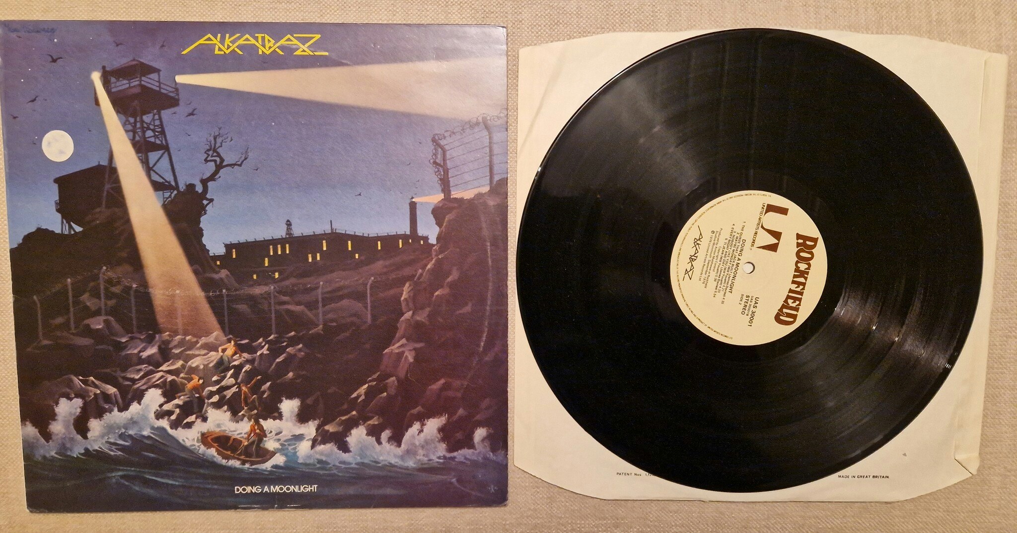 Alkatraz, Doing a moonlight. Vinyl LP