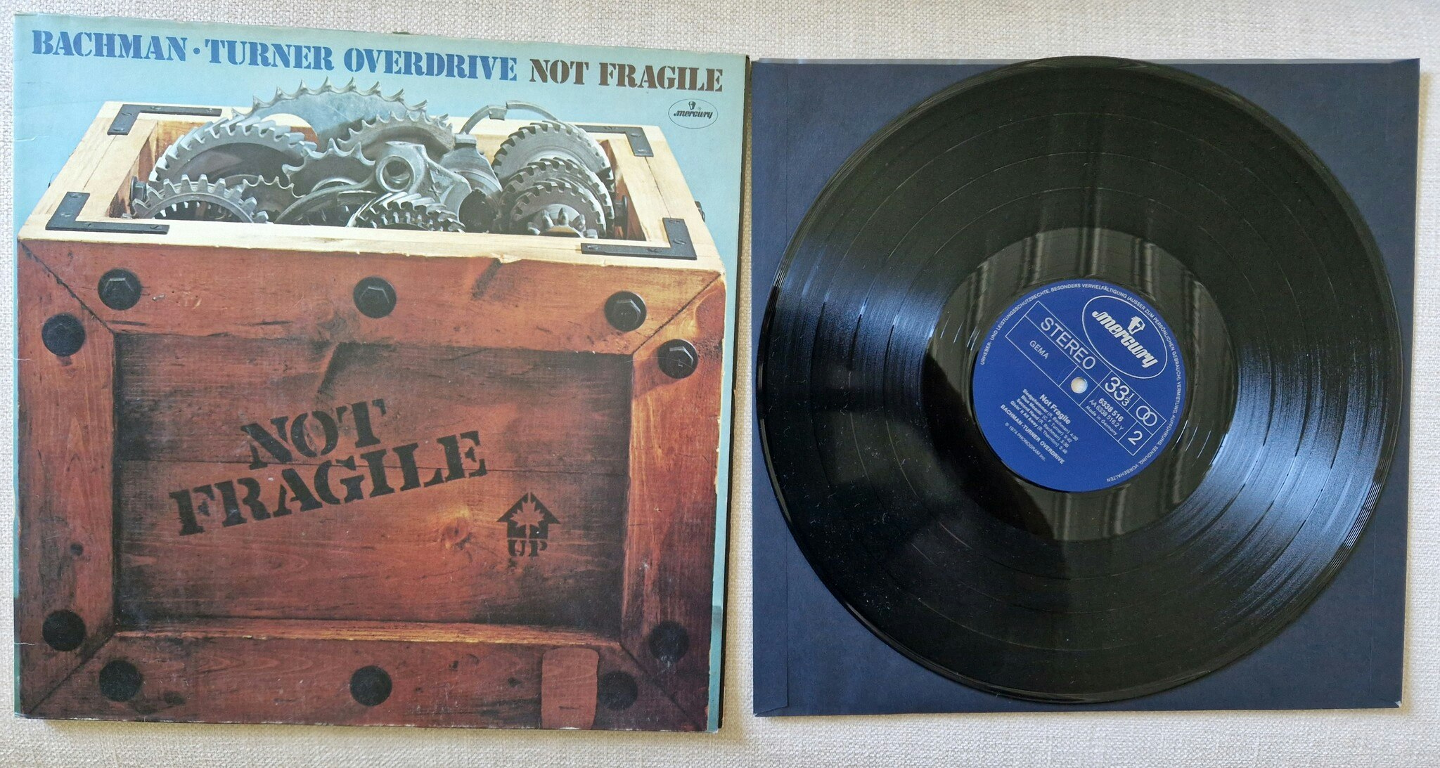Bachman-Turner Overdrive, Not fragile. Vinyl LP