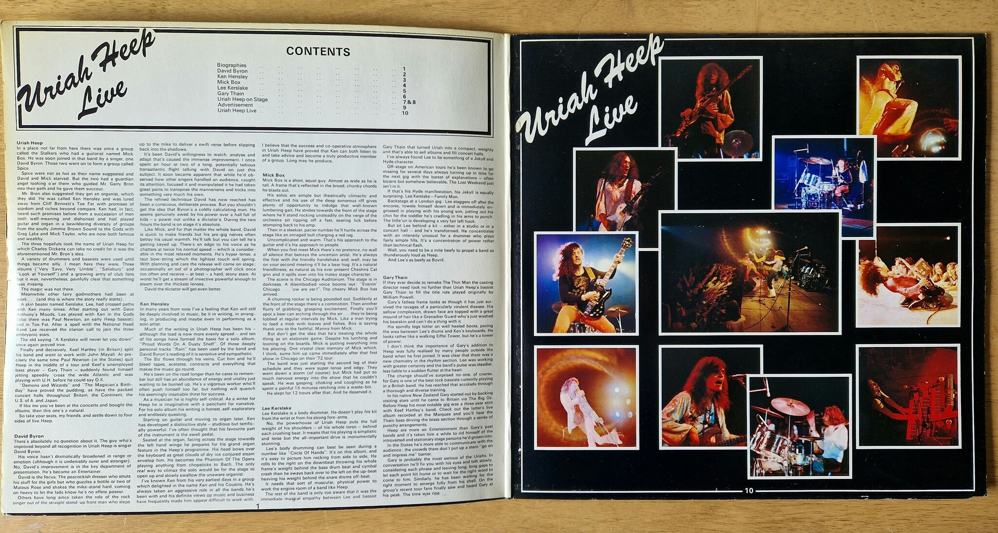 Uriah Heep, Live. Vinyl 2LP
