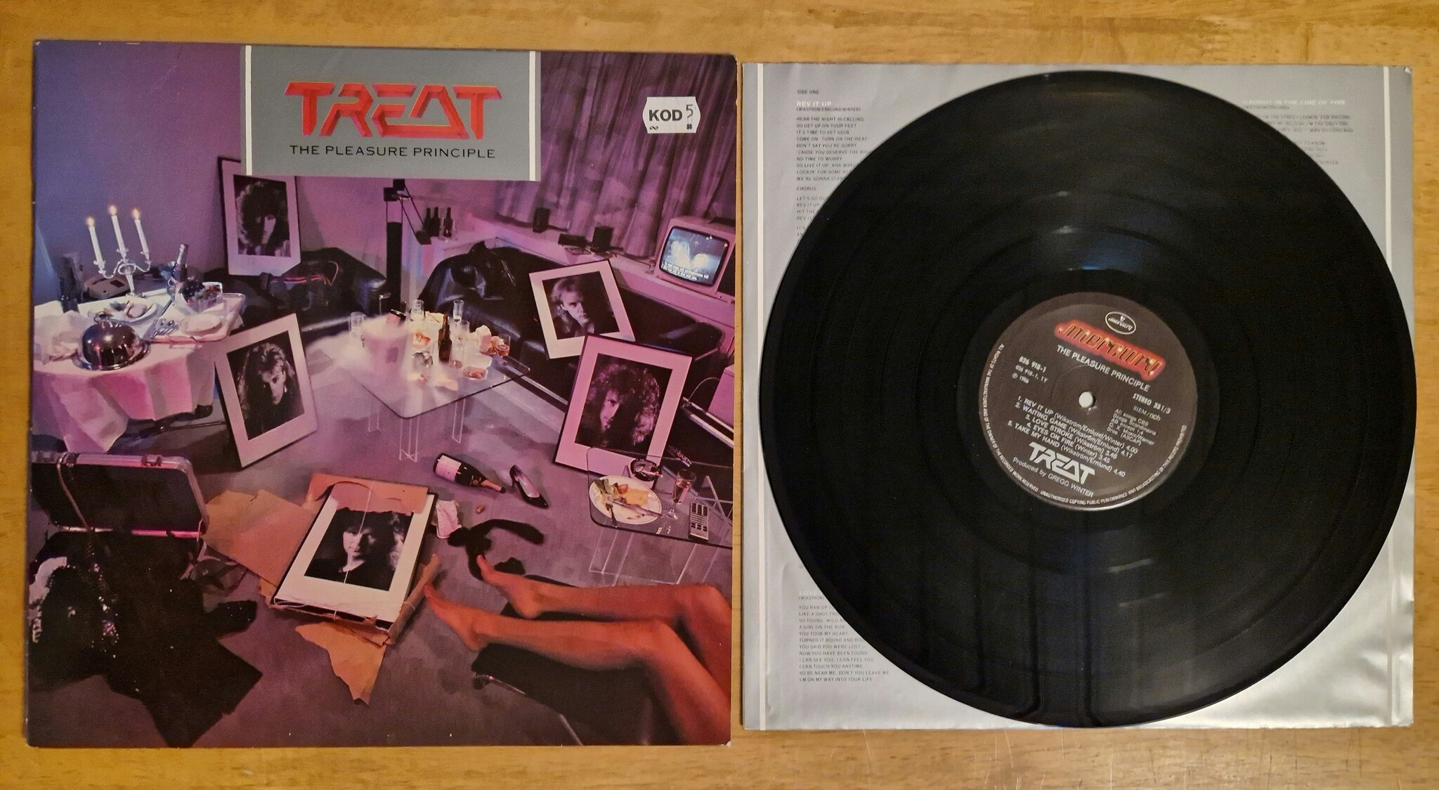 Treat, The pleasure principle. Vinyl LP