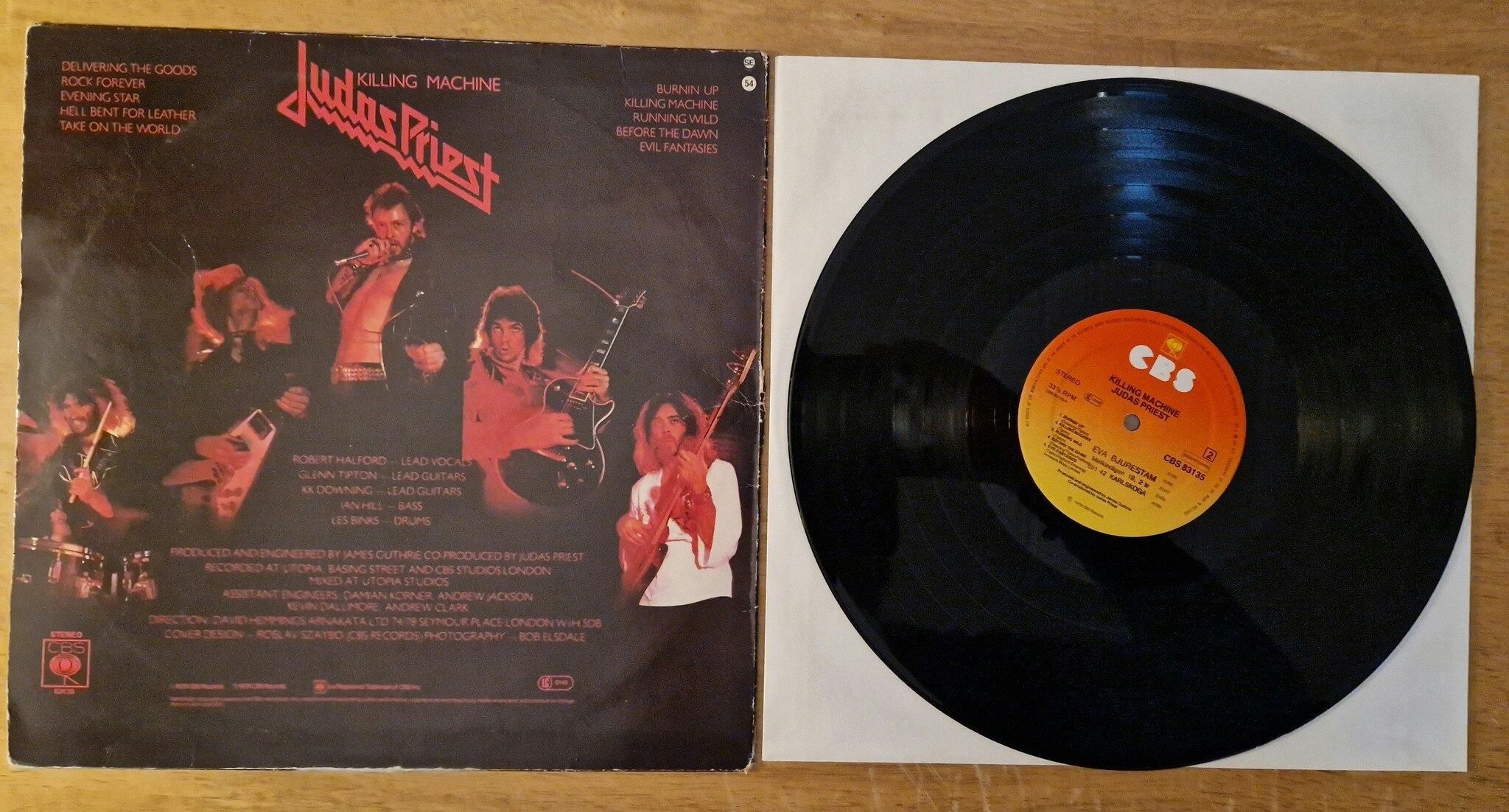 Judas Priest, Killing machine. Vinyl LP