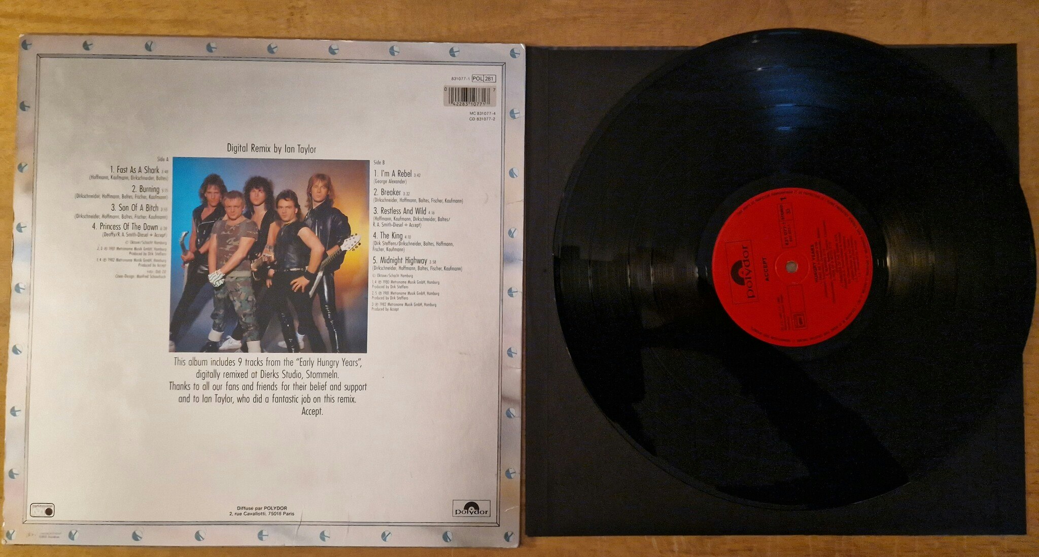Accept, Hungry years. Vinyl LP