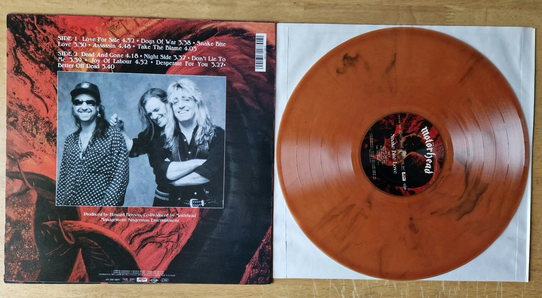 Motorhead, Snake bite love. Vinyl LP