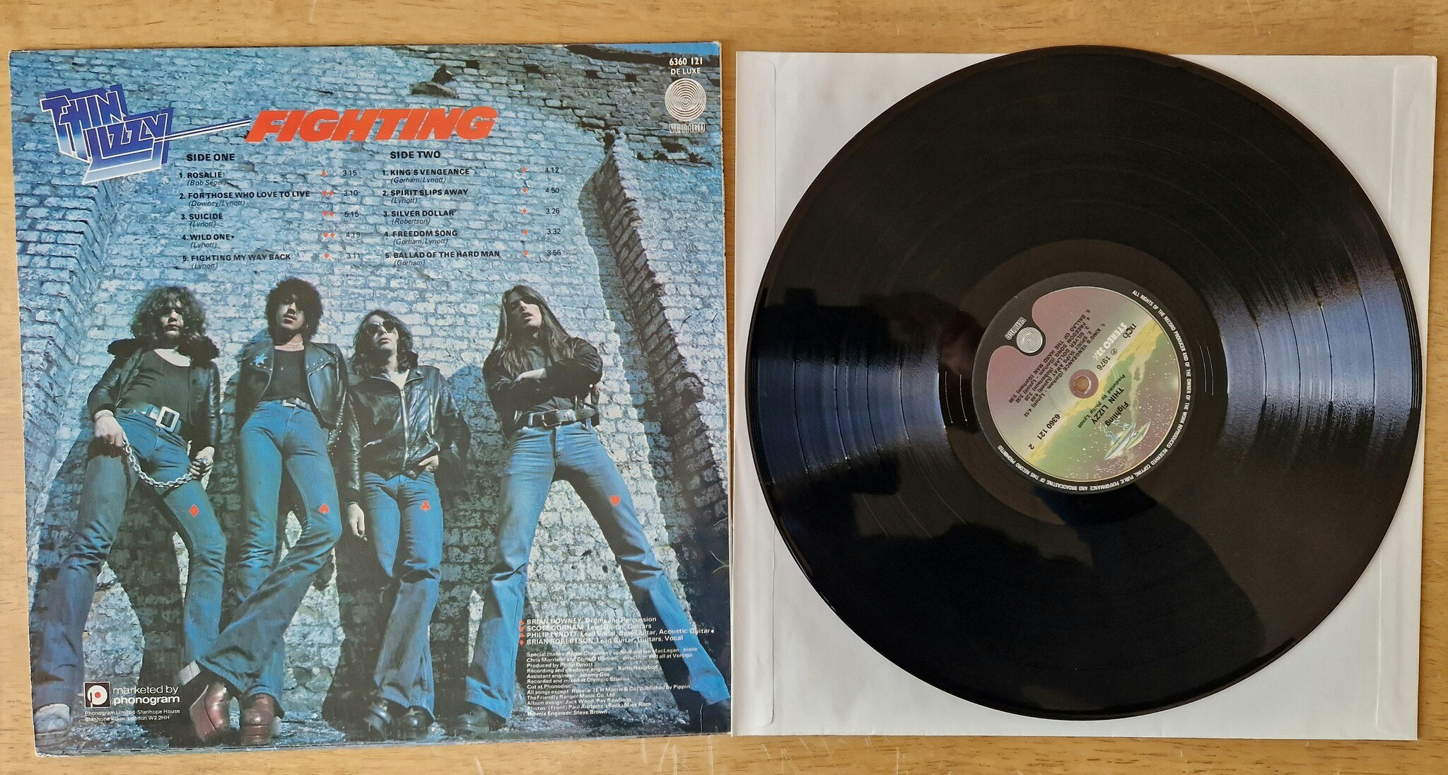 Thin Lizzy, Fighting. Vinyl LP