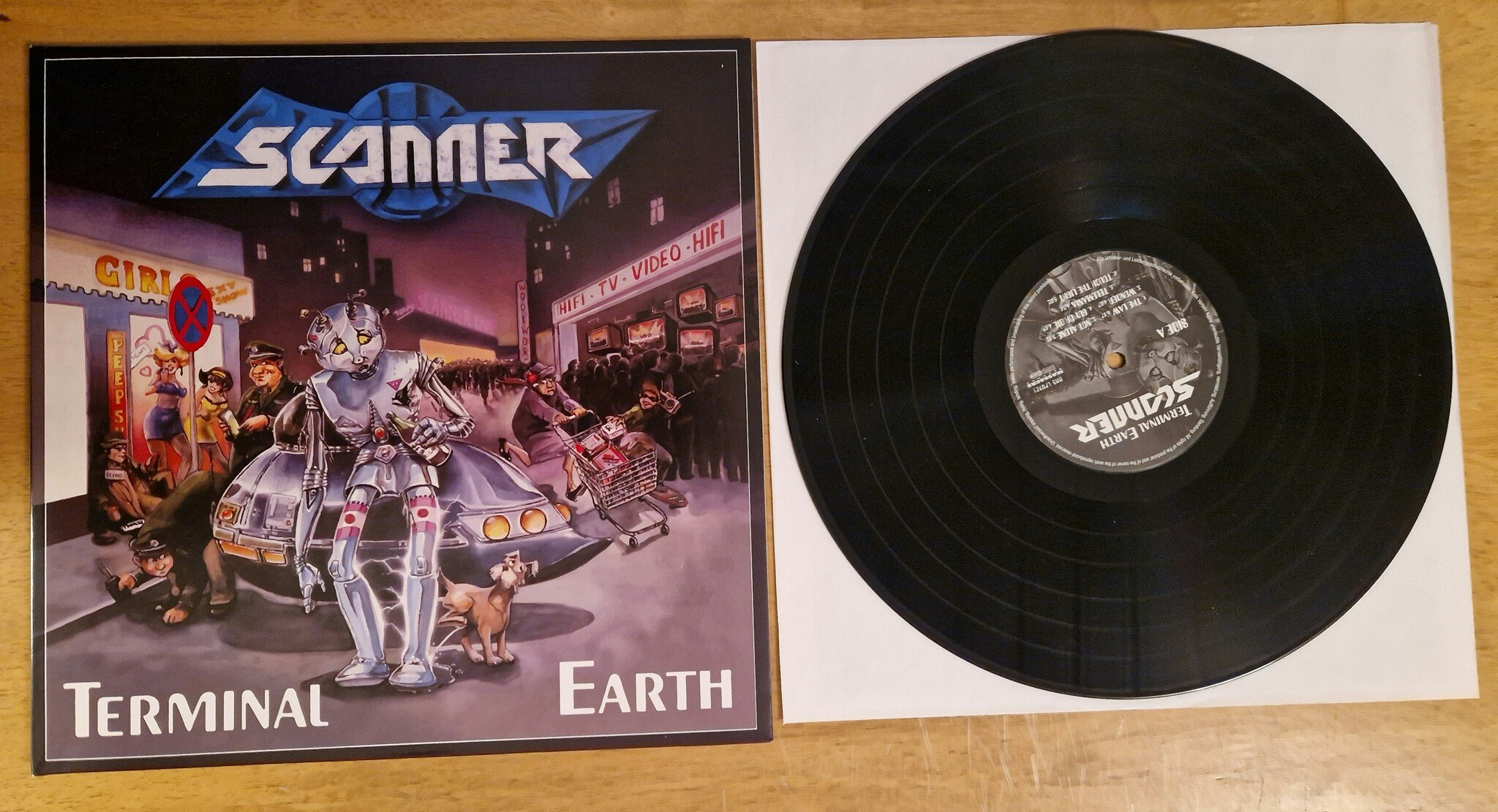 Scanner, Terminal earth (Ltd edition 256/500). Vinyl LP