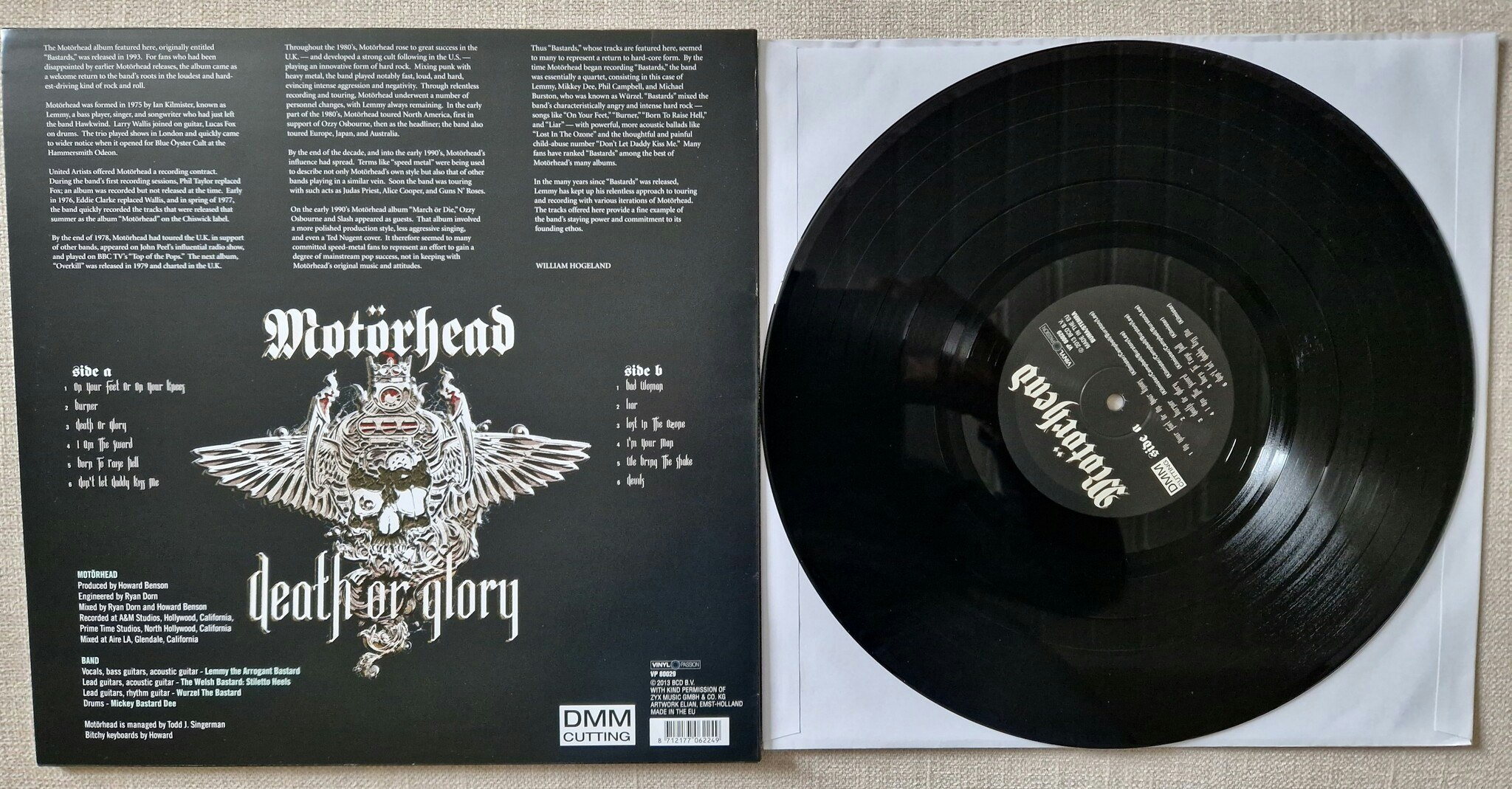 Motorhead, Death or glory. Vinyl LP
