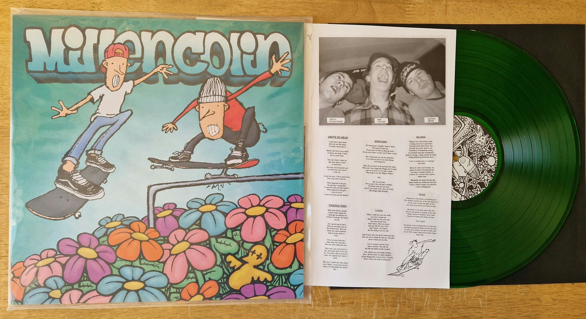 Millencolin, Goofy & Melack (Green). Vinyl LP
