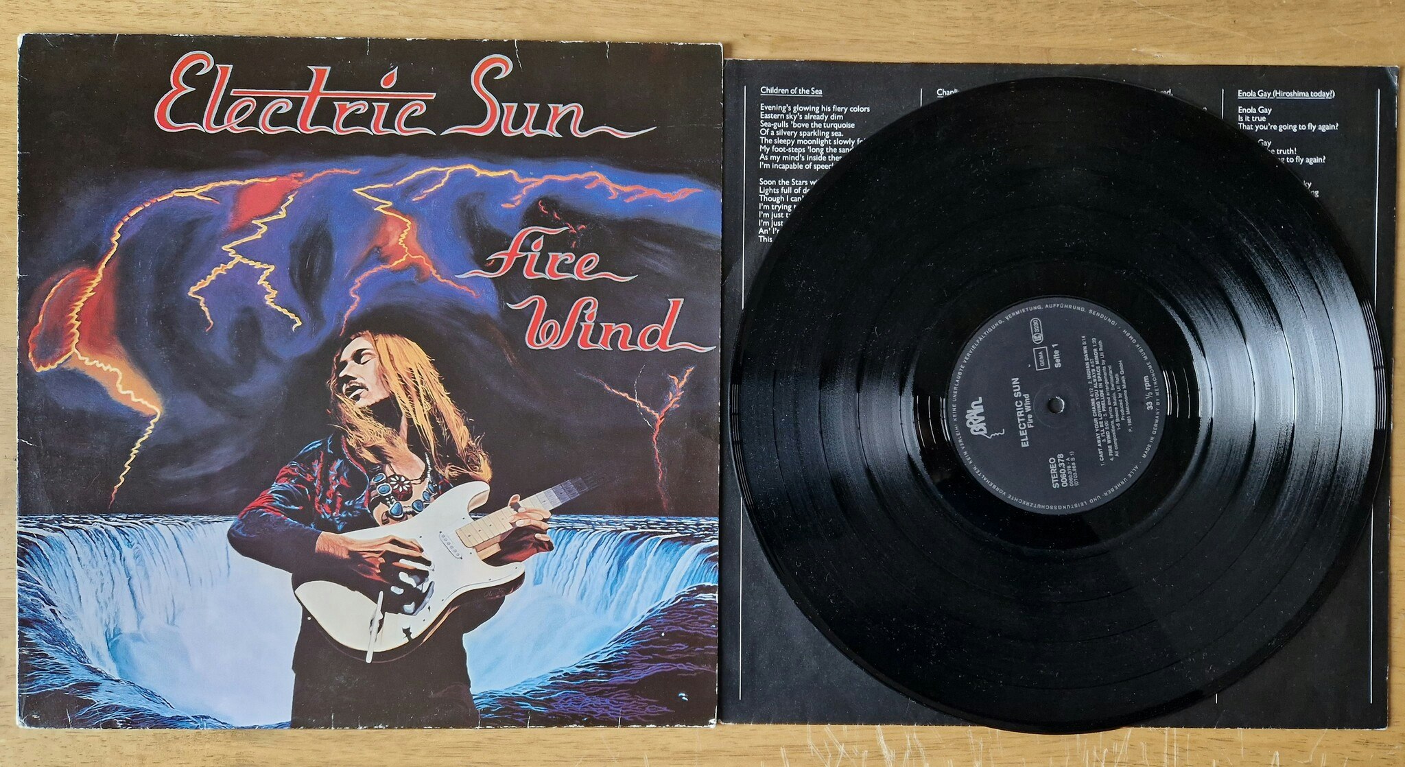 Electric Sun, Fire wind. Vinyl LP