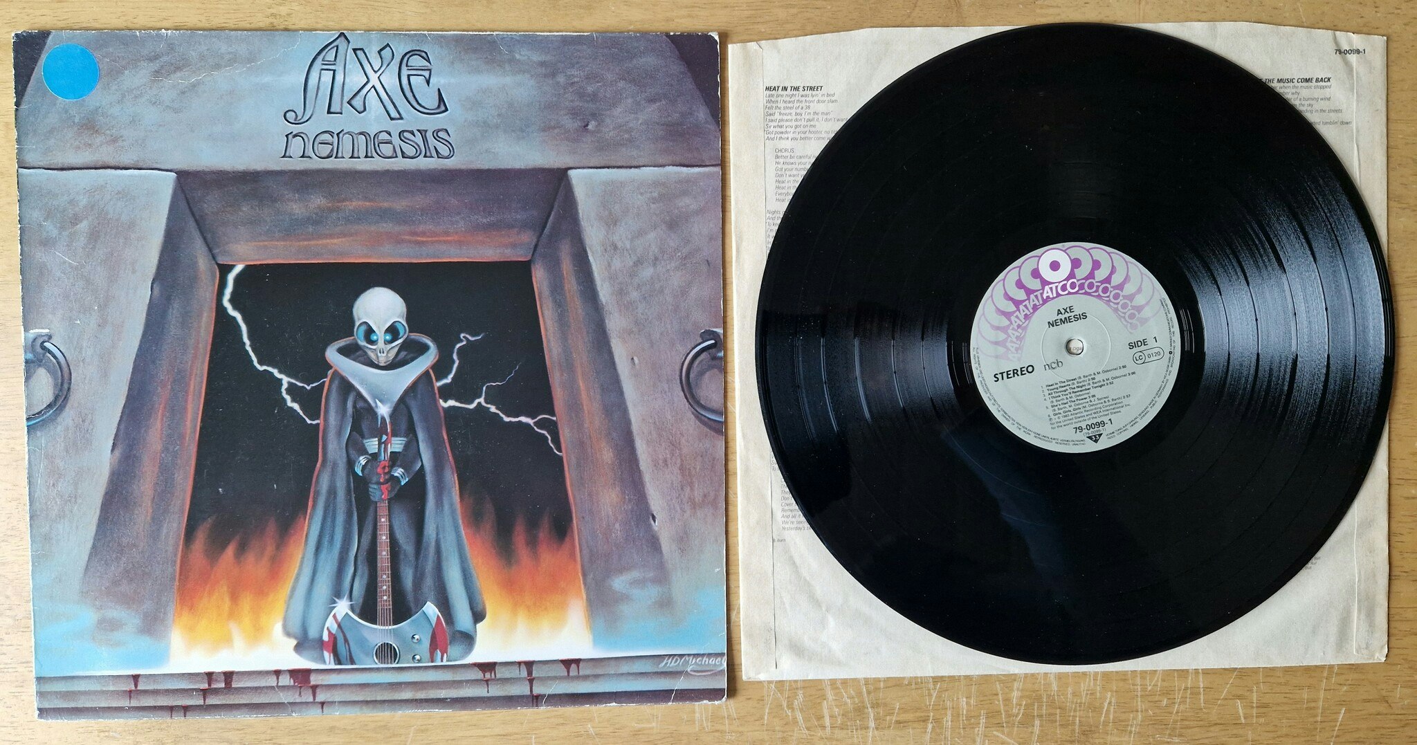 Axe, Nemesis. Vinyl LP