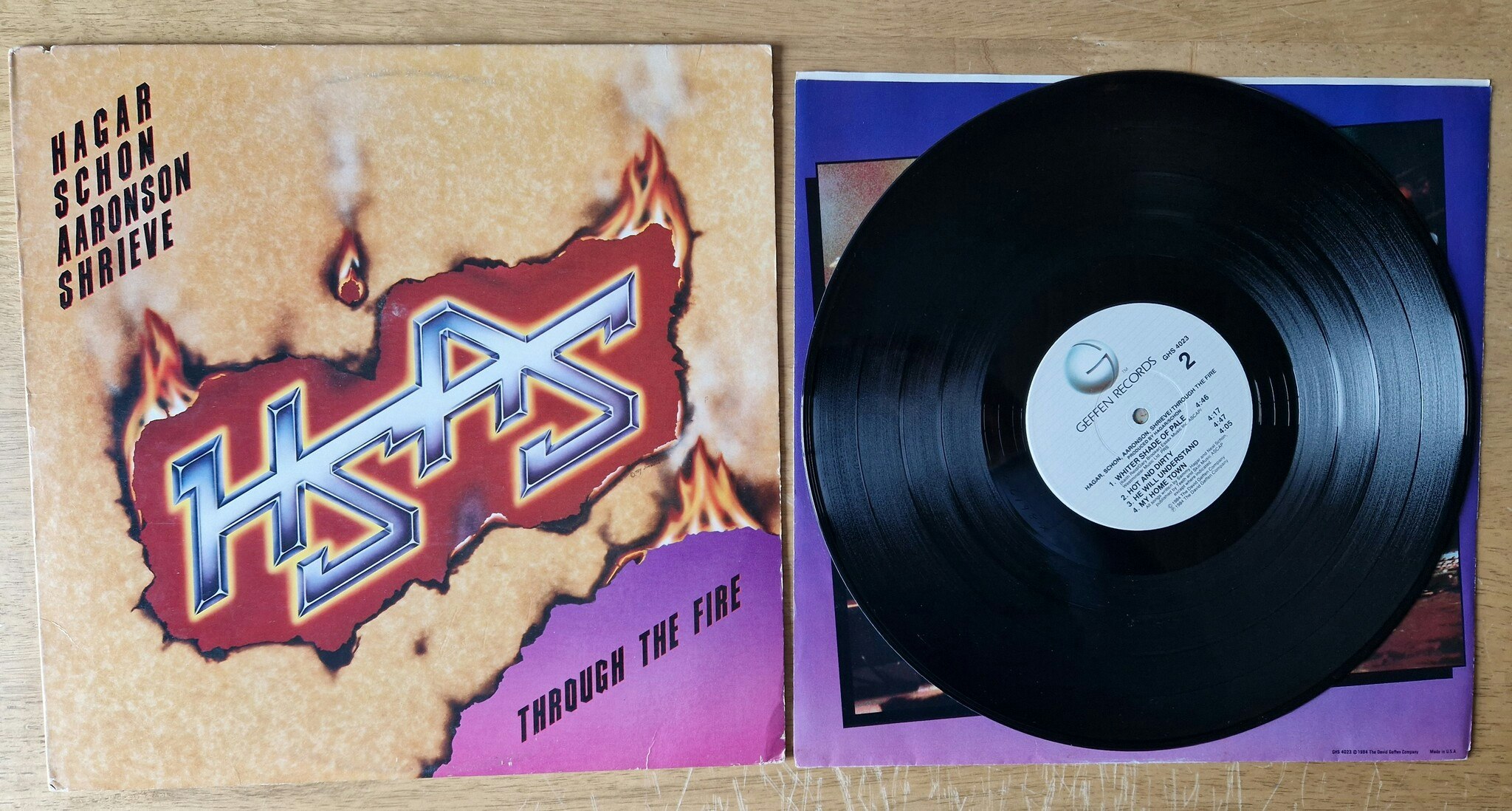 HSAS, Through the fire. Vinyl LP