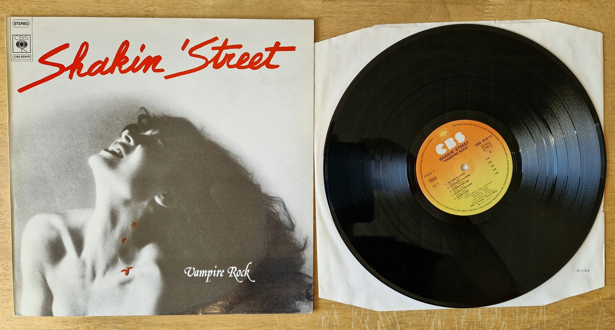 Shakin Street, Vampire rock. Vinyl LP