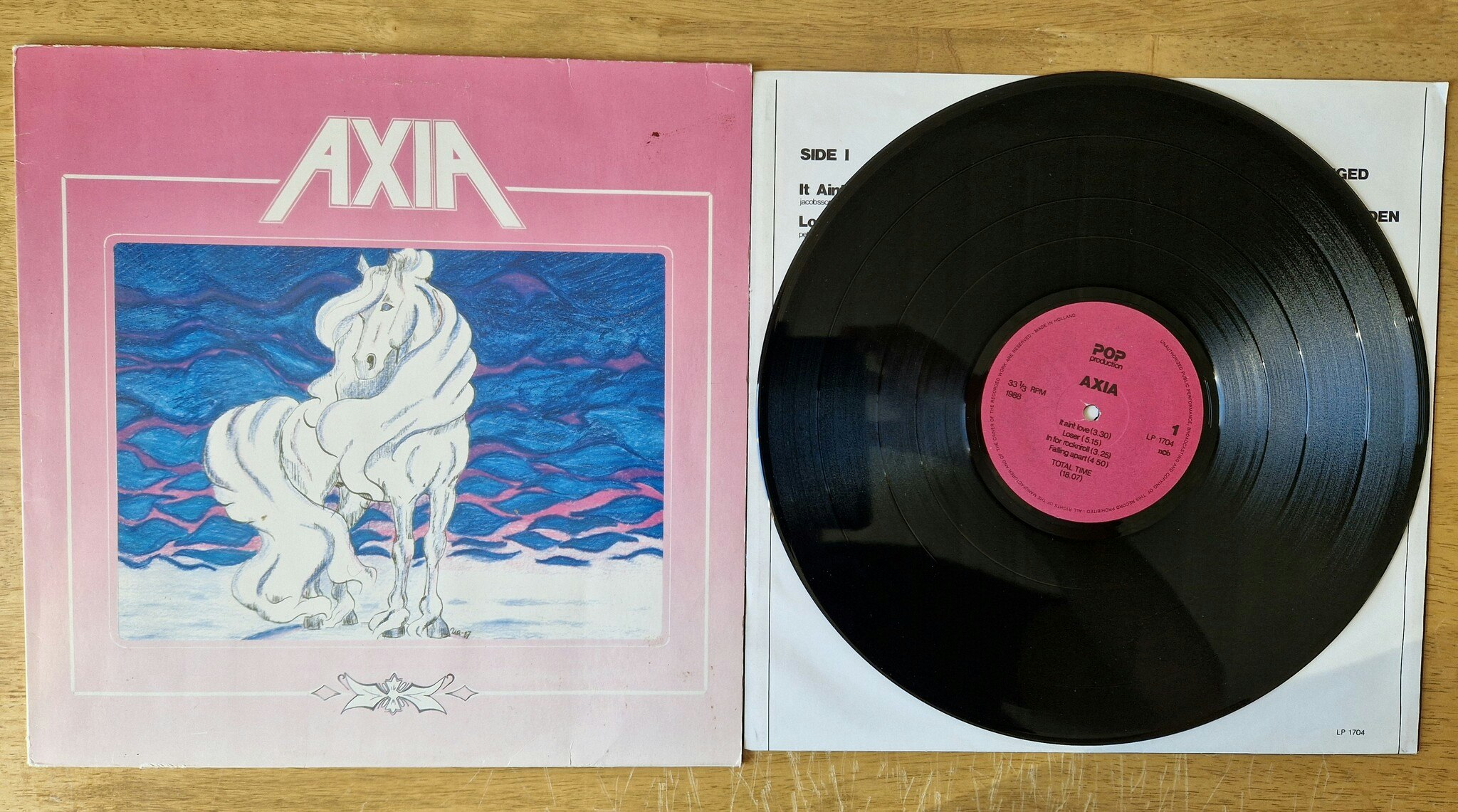 Axia, Axia. Vinyl LP