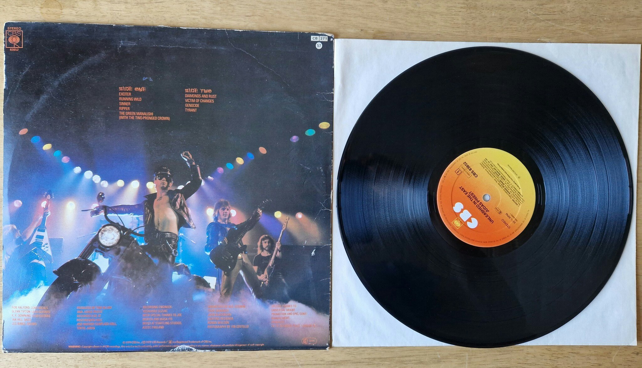 Judas Priest, Unleashed in the east. Vinyl LP