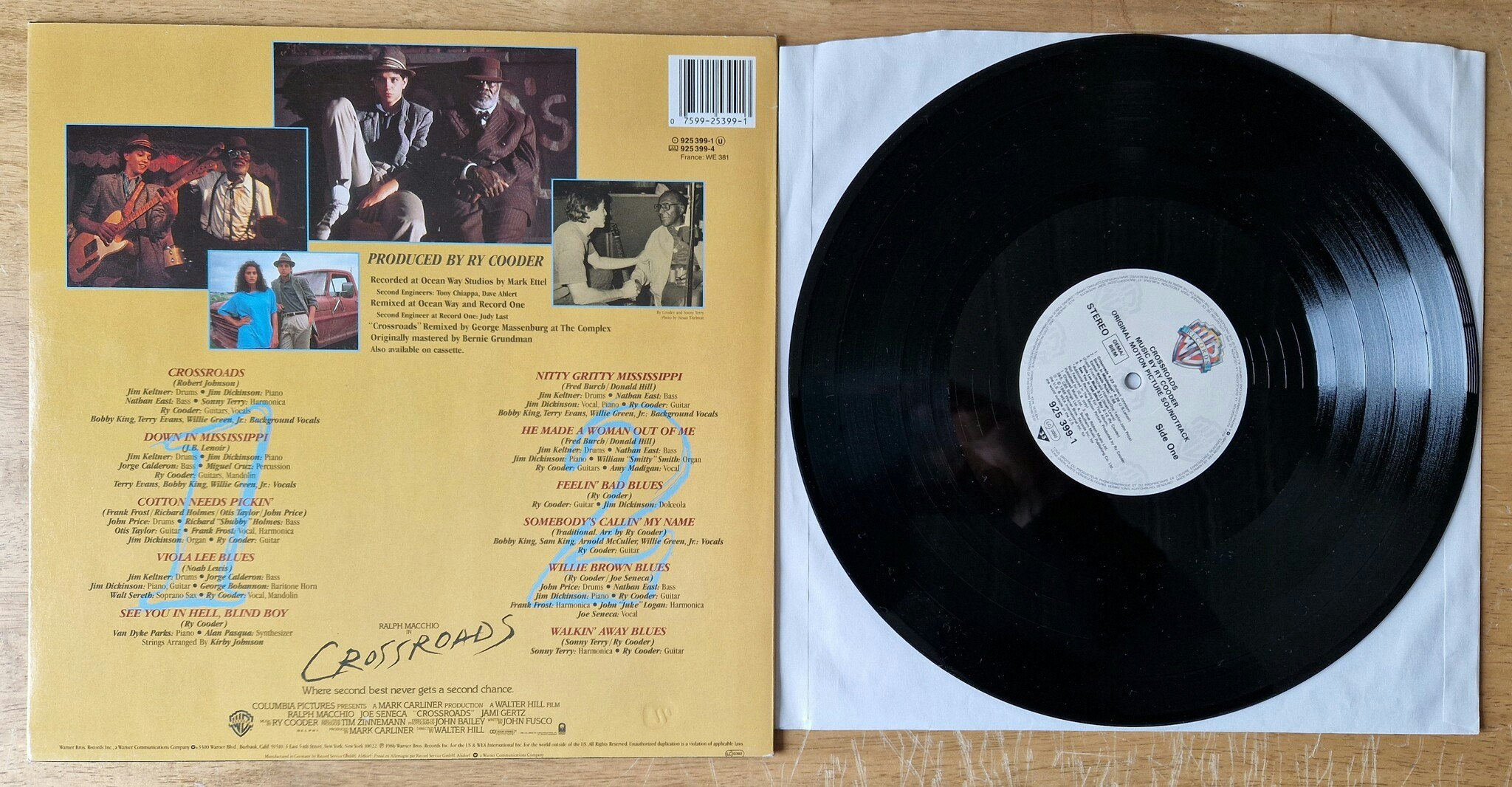 Ry Cooder, Crossroads. Vinyl LP