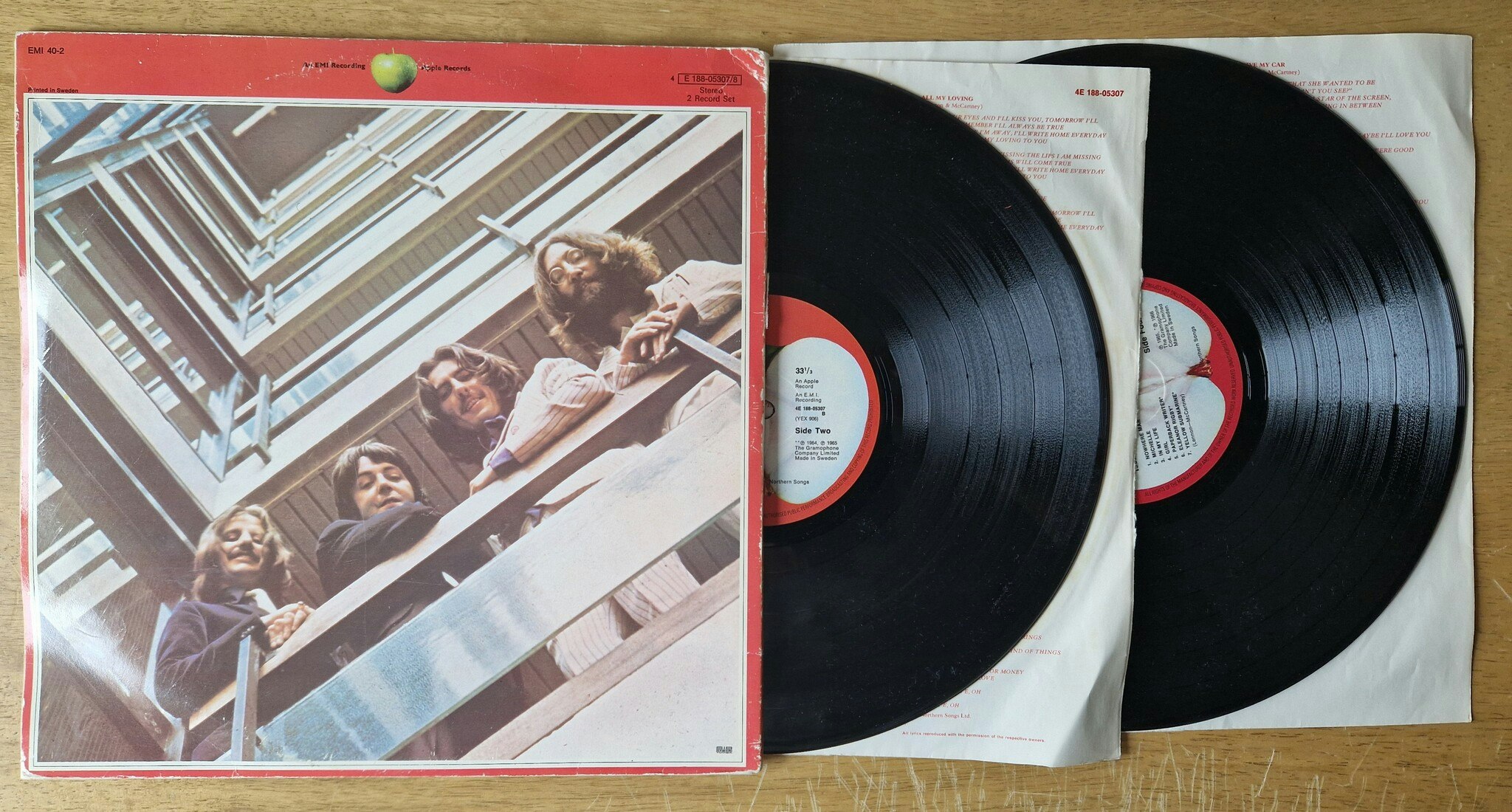 The Beatles, 1962-1966. Vinyl 2LP