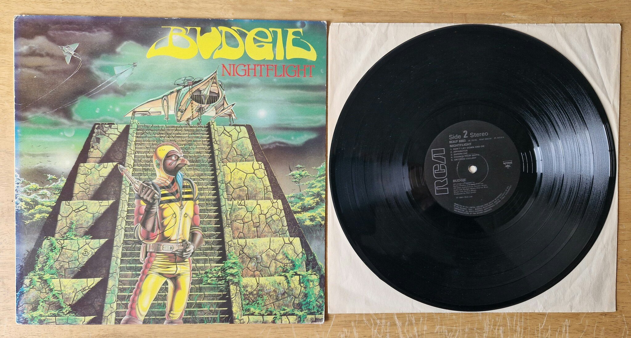Budgie, Nightflight. Vinyl LP