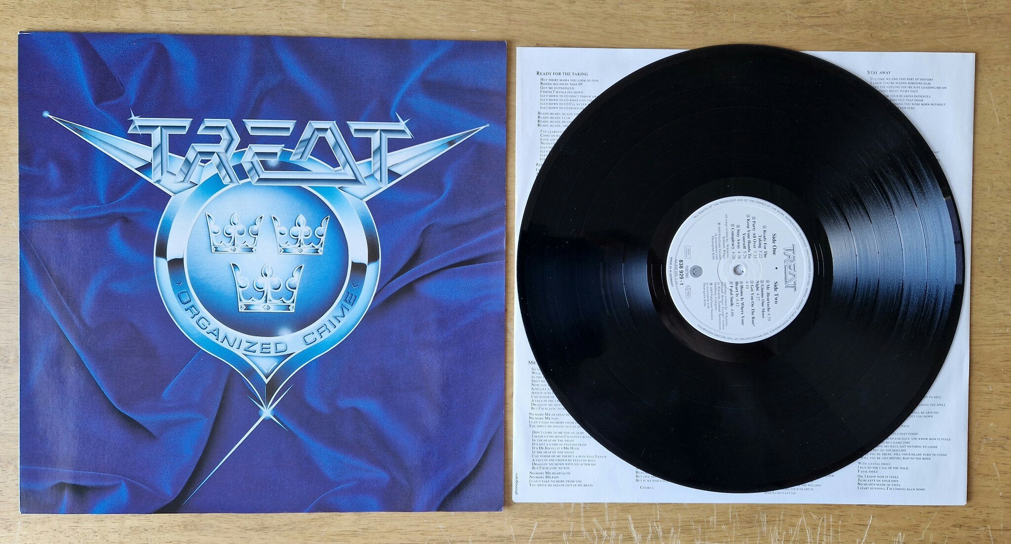 Treat, Organized crime. Vinyl LP