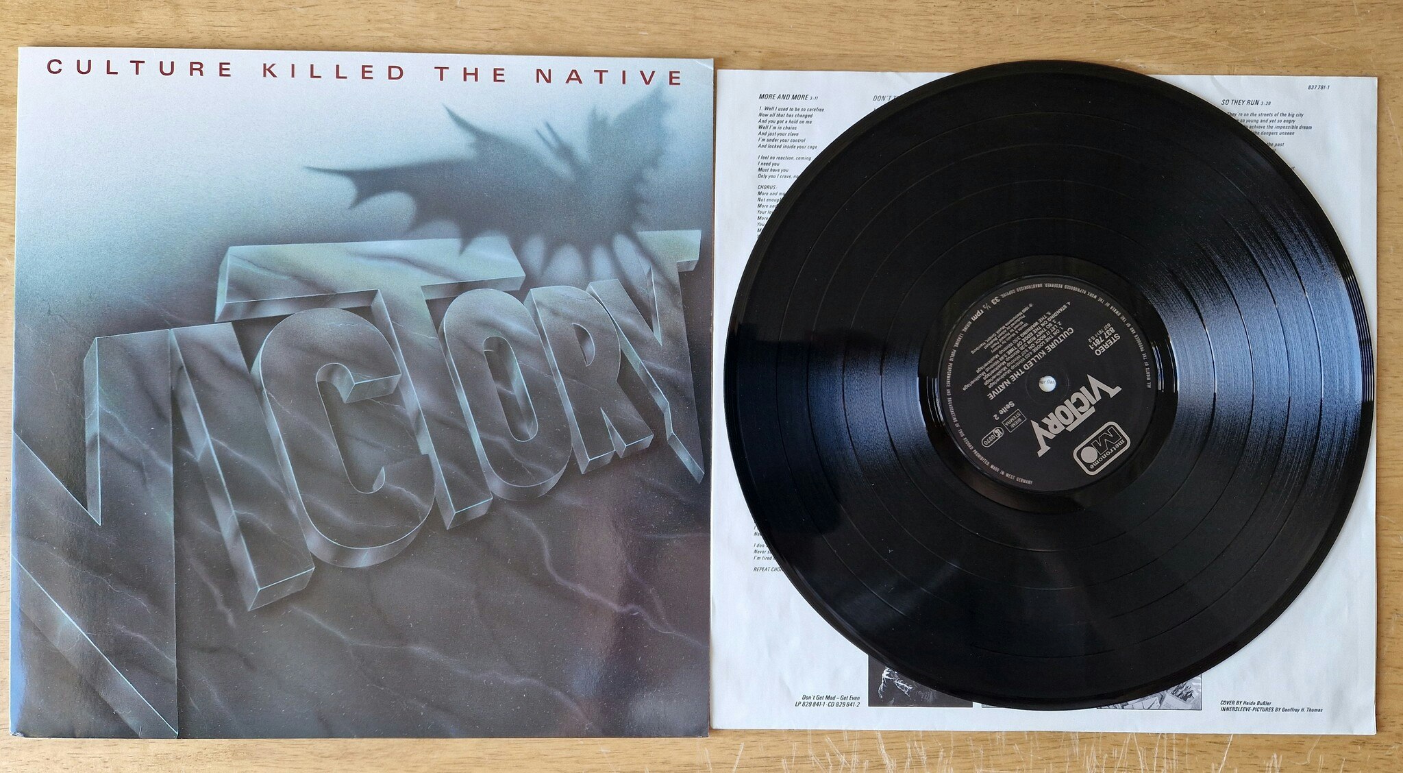 Victory, Culture killed the native. Vinyl LP