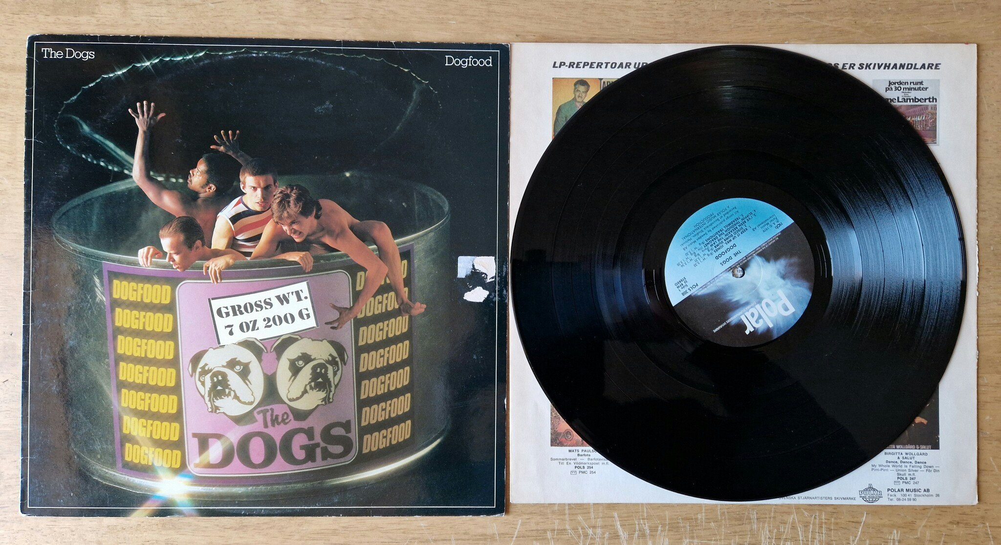Pera and The Dogs, Dogfood. Vinyl LP