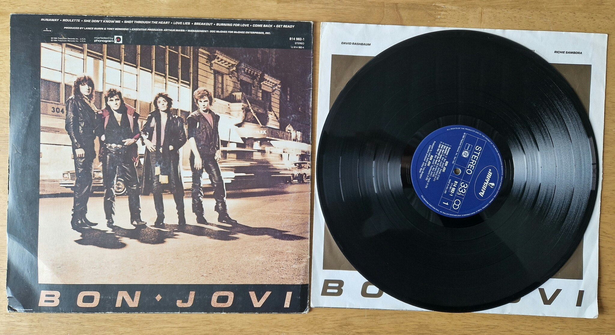 Bon Jovi, Bon Jovi. Vinyl LP