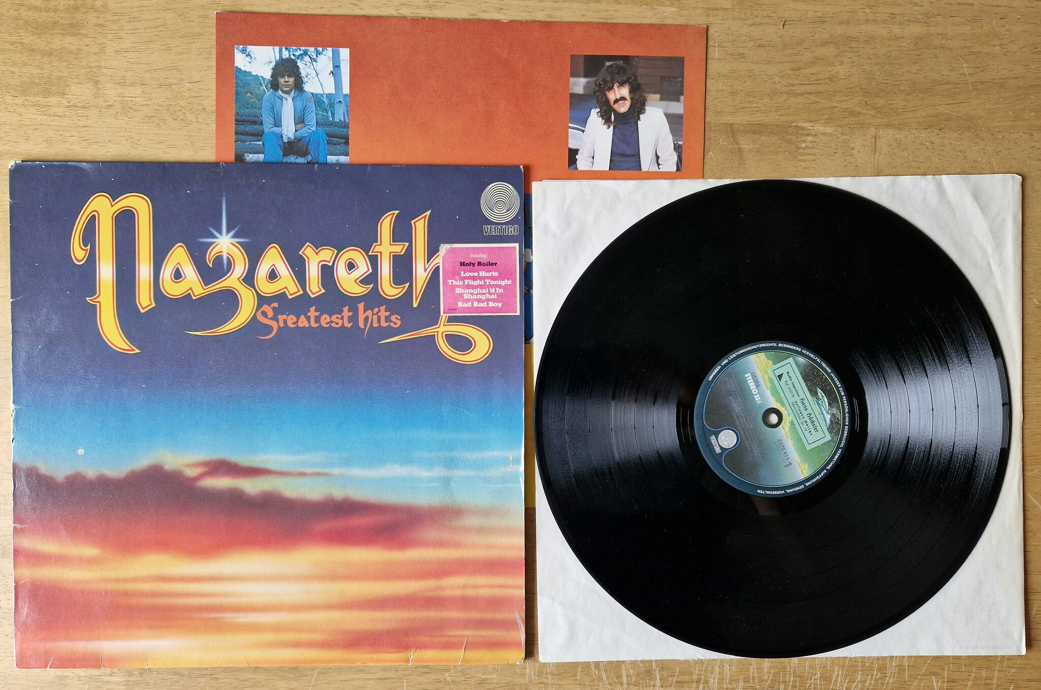 Nazareth, Greatest hits. Vinyl LP