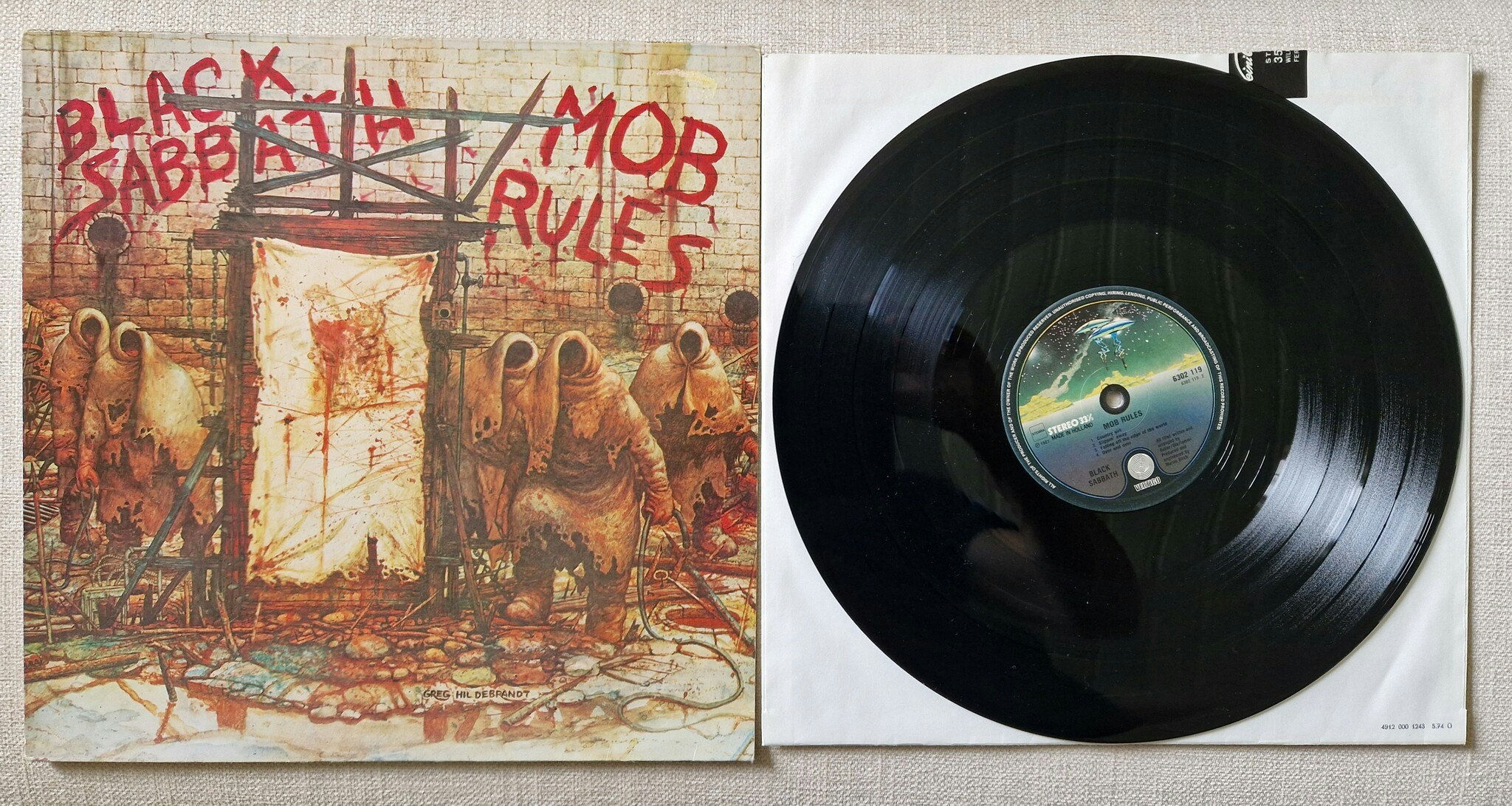Black Sabbath, Mob rules. Vinyl LP
