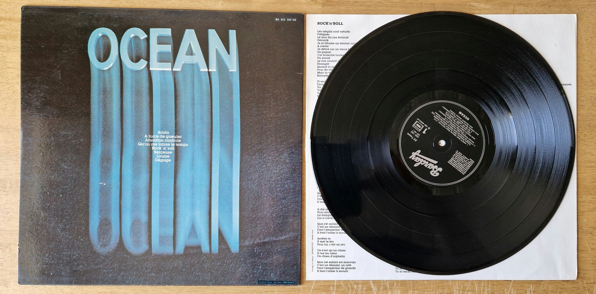 Ocean, Ocean. Vinyl LP