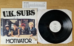 U.K. Subs, Motivator. Vinyl S 12"