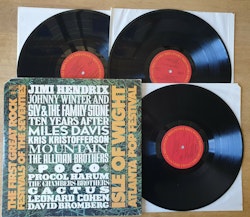 Isle of Wight, Atlanta pop festival. Vinyl 3LP