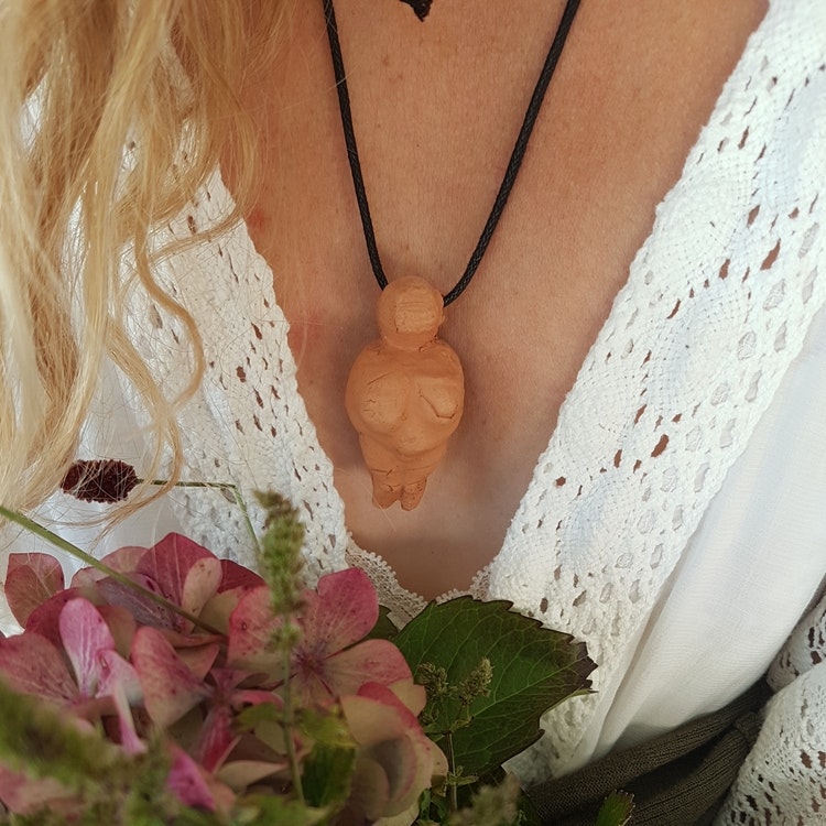 Mama Gaia Halsband Terracotta - Veias Naturkraft