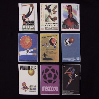 WORLD CUP COLLAGE POSTER T-SHIRT