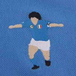 Maradona Napoli Embroidery polo shirt