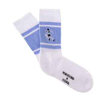 Maradona Argentina Embroidery Terry Socks