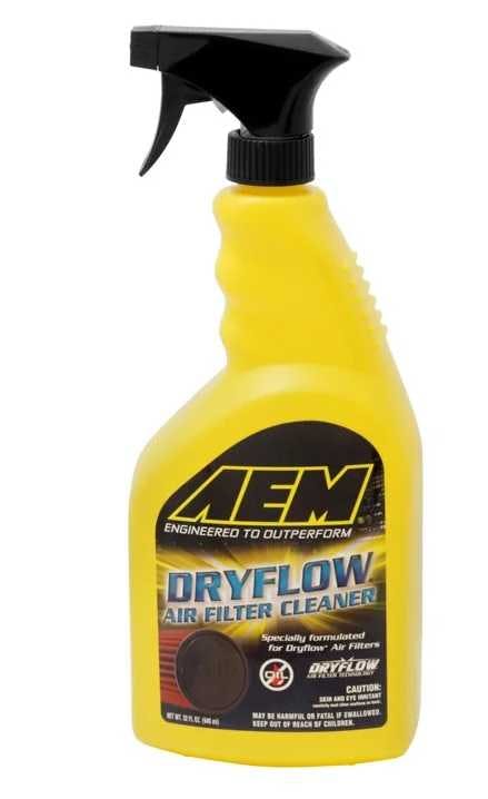 Rengöringsspray för AEM dryflow luftfilter