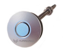 Hurricane - Push-Clips snabblås 31,5mm silver
