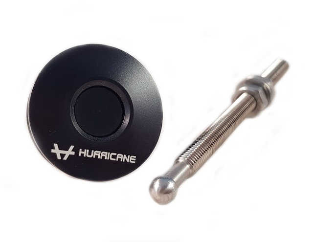 Hurricane - Push-Clips snabblås 31,5mm svart