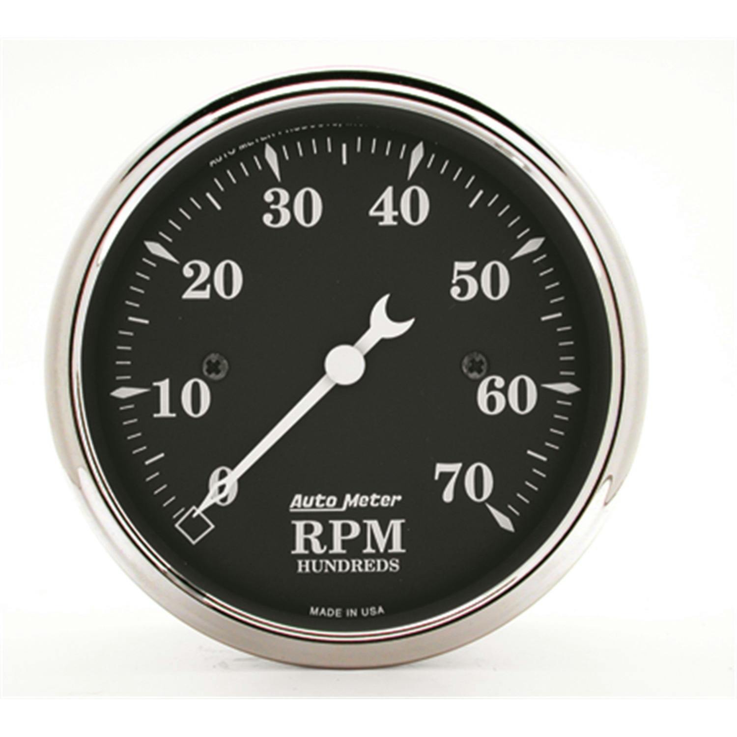 Autometer 3-1/8" Varvräknare 7,000 RPM, för 4,6,8 CYL