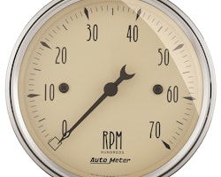 Autometer 3-1/8" TACH, 7,000 RPM, 4,6,8 CYL