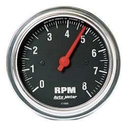 Autometer 3-3/8" TACH, 8,000 RPM, 4,6,8 CYL