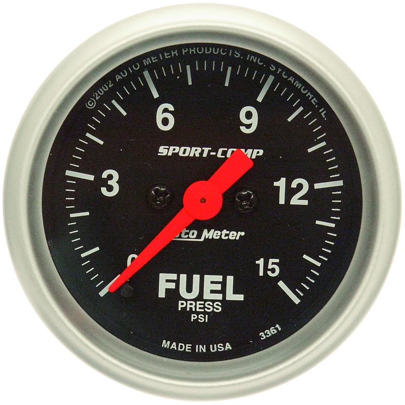 Autometer Sport-Comp 2-1/16" bränsletryck