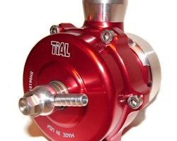 Dumpventil TiAL QR 50mm återcirkulerande - Röd